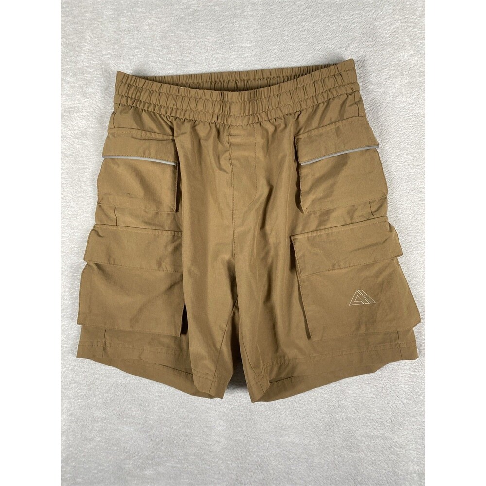 Aeropostale Aero MVMNT Cargo Utility Shorts Men's Small Tan Performance Tech